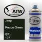 Preview: Jeep, Recon Green, GR / 137: 400ml Sprühdose, von ATW Autoteile West.
